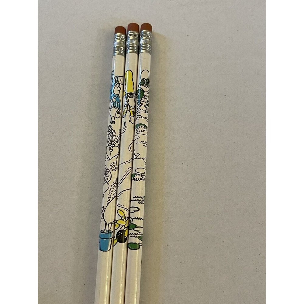 Vintage Pencil Set Kellogg’s Cereal Fruit Loops Sugar Snap Lot Of 3 E1